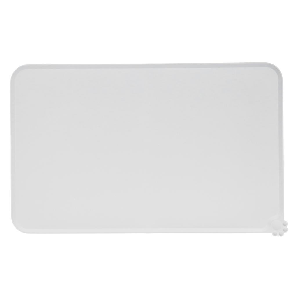 Silicone Placemat Leakage Proof Waterproof Non Slip Pet Feeding Bowl Mat Accessory(Black )