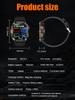 SACOSDING GPS Outdoor Sports Compass BlueTooth Call Smart Watch Waterproof Flashlight Heart Rate Health Smartwatch Information Reminder