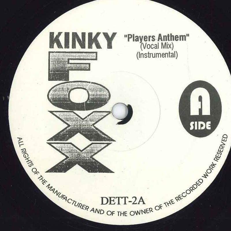 

12inch Record KINKY FOXX - Players Anthem DETT2 DETT US Rap & Hip-Hop/R&B Used