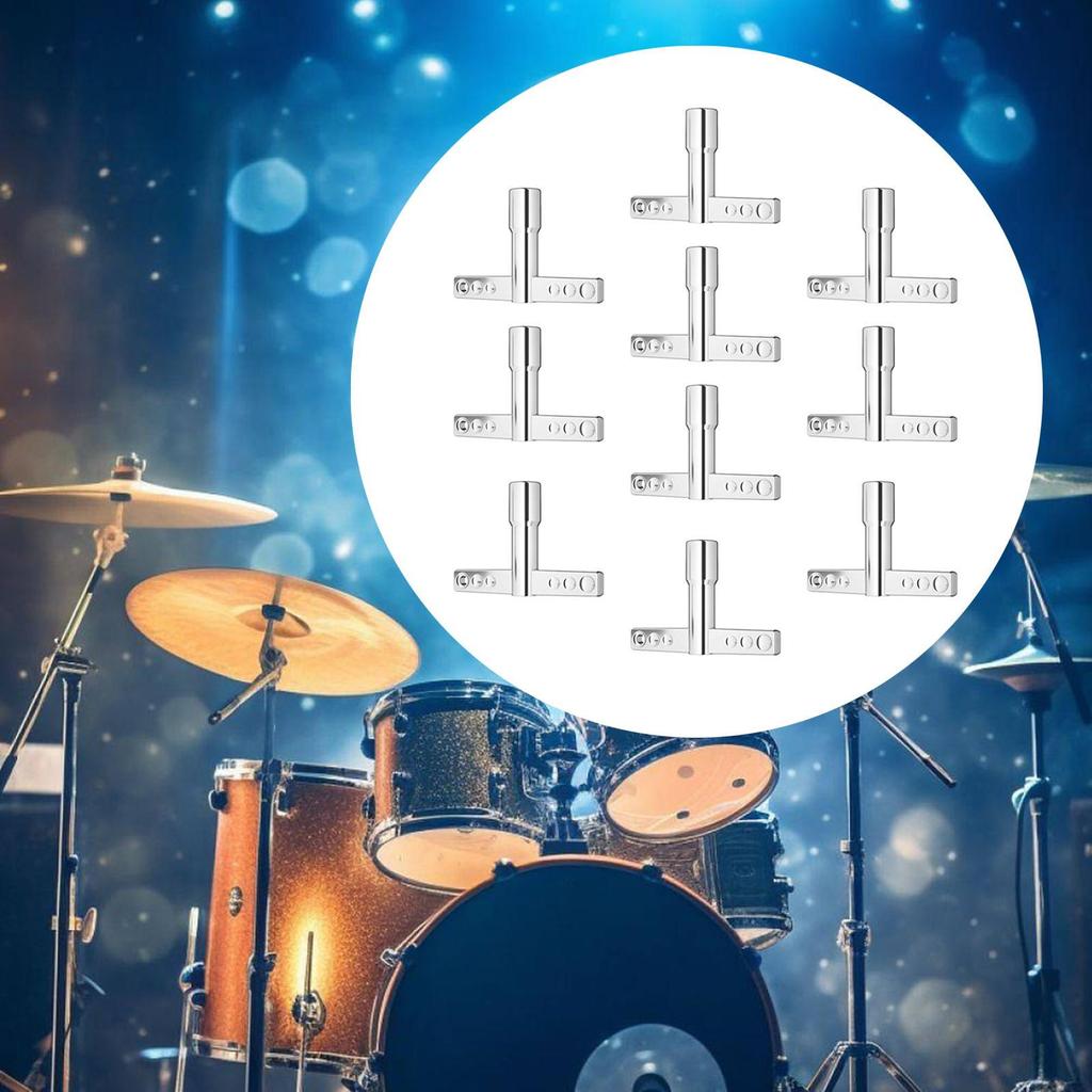 10 Pieces Drum Tuner Key Universal Ergonomic Tuning Percussion Instrument Lightweight
