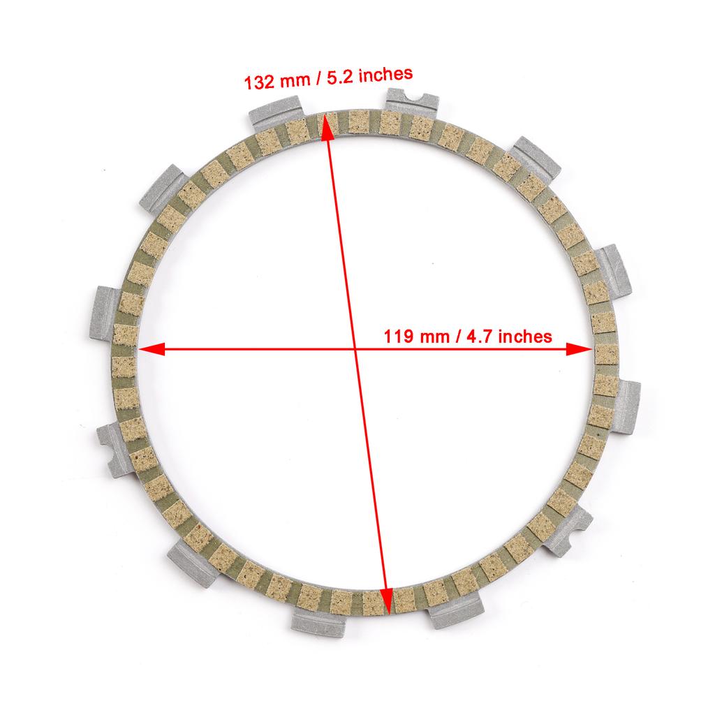 Clutchlamellsett for Suzuki GSXR600 GSXR750 K6/K7 2006-2007 21441-36F30