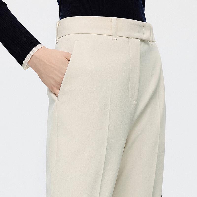 EiLEEN ELITEE Straight-Leg Commuter Trousers