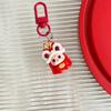 Dancing Lion Lion Dance Pendant Resin Chinese Style Keyring  Hanging Accessory