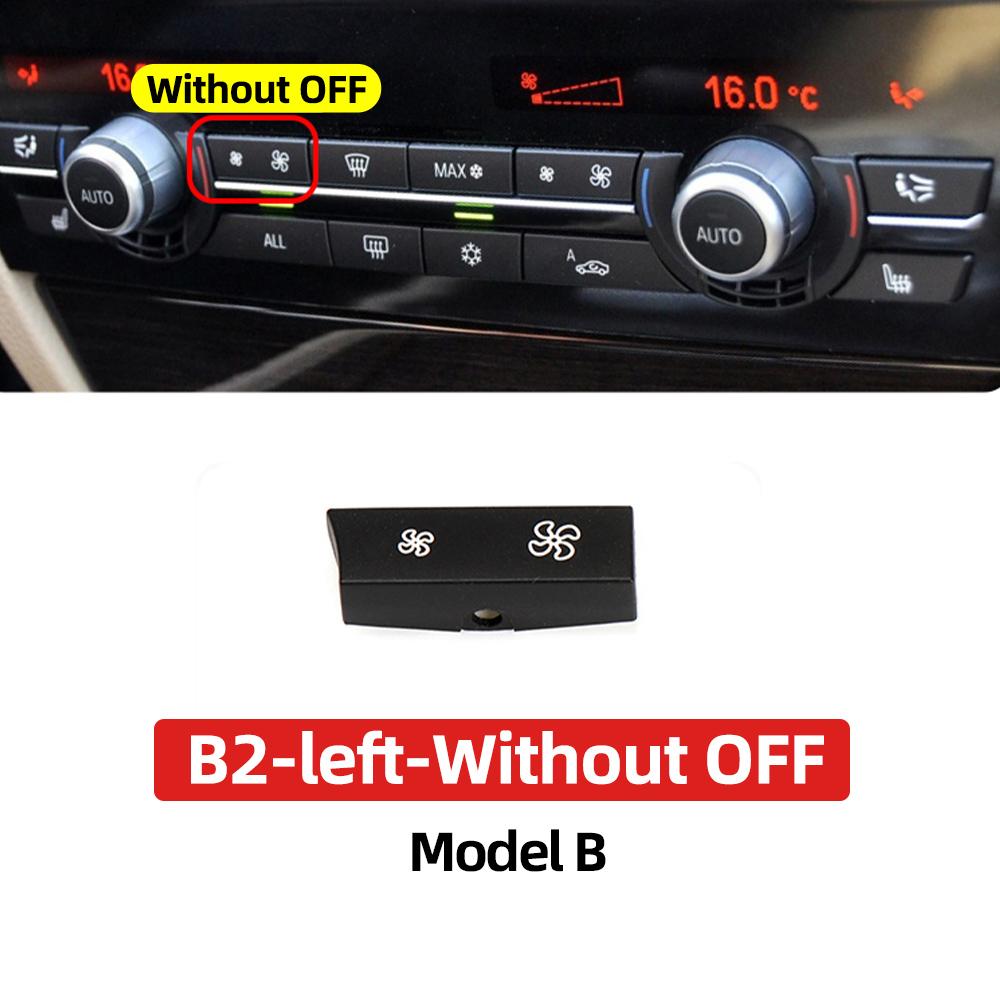 A/C Heater Climate Air Conditioning Control Panel Fan Speed Button Cover for BMW 5 7 Series F07 GT F10 F11 F01 F02 520 525 730