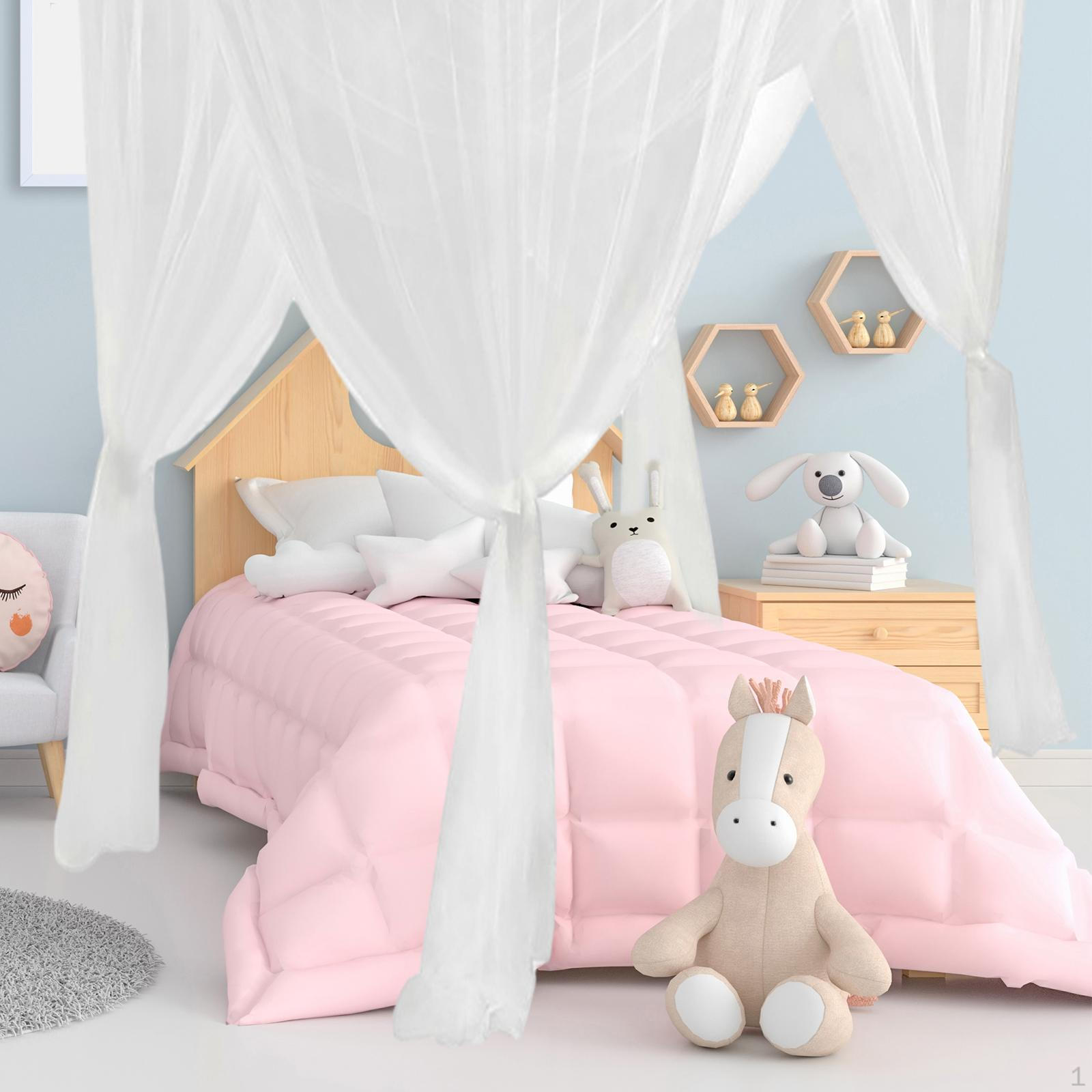 

4 балдахина, занавеска для кровати, постельное белье, покрывало, уютная сетка для спальни для девочек