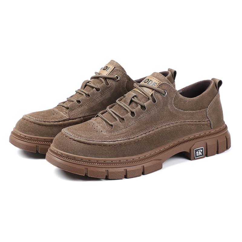 

Модная кожаная обувь для мужчин, повседневная обувь из натуральной кожи, модная деловая обувь Оксфорды, дизайнерская рабочая обувь высокого качества 44 коричневый