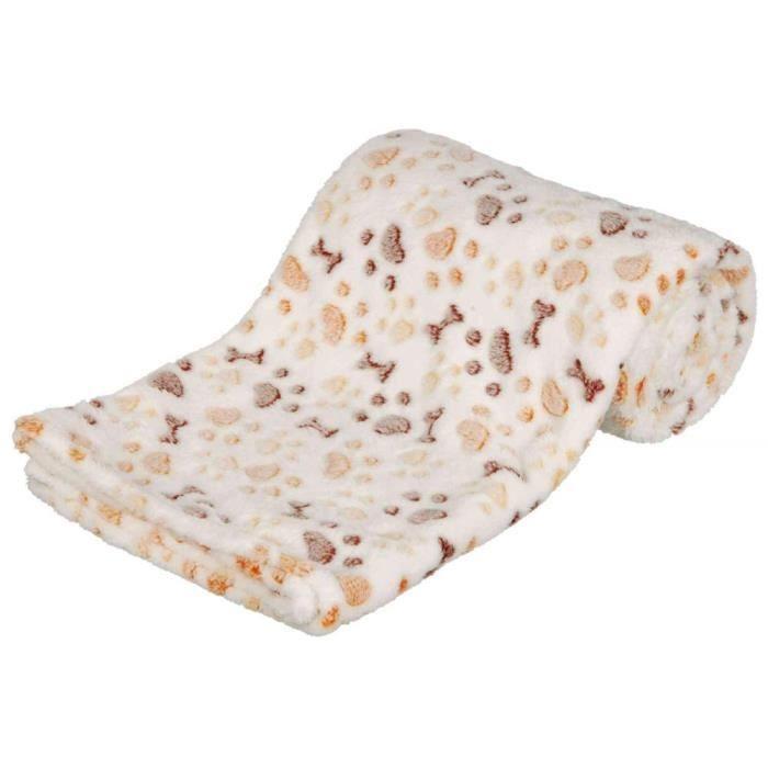 Couverture - Lingo - 150x100 cm - Fibre polaire douce - Douillette - Protection meubles