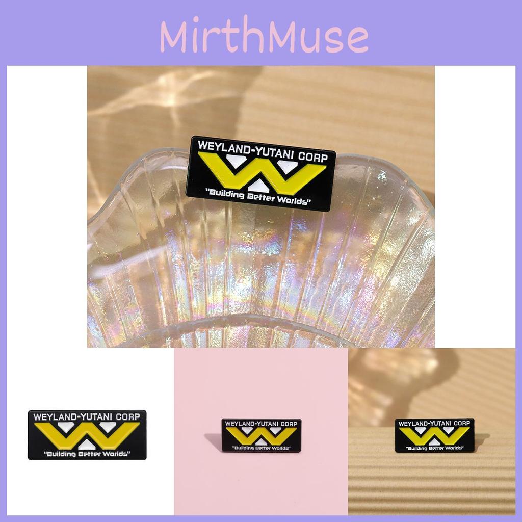 Kreative Weyland Yutani Logo Brosche Einzigartiger Bunter Emaille-Anstecker Für Modischen Persönlichen Stil