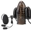 Delayed Ejaculation Trainer Penis Vibrator Male Masturbator Silicone Spikes Cock Sleeve Glans Sucking Sex Products 10 Modes Sex Toys for Men