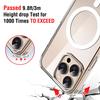 Us Stock Transparent Phone Case Tpu Safe Shockproof Clear Magnetic Cell Phone Case Cover for Iphone 14 15 16 17 Pro Max