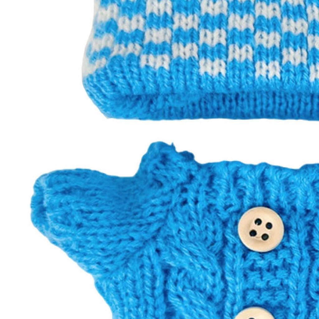 Doll Outfit Set with Sweater And Hat for 15 Cm/17 Cm Accessories