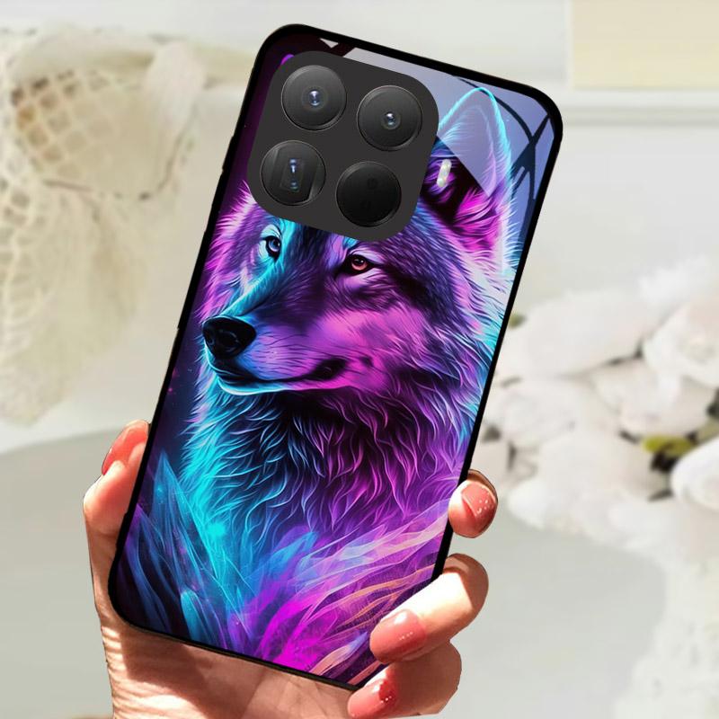 Pro Xiaomi 15T Pro Pouzdro Módní Tvrzené Sklo Zadní Kryt Telefonu Pro Xiaomi 15TPro 15 T Xiaomi15T Ochranný Kryt Fundas Coque