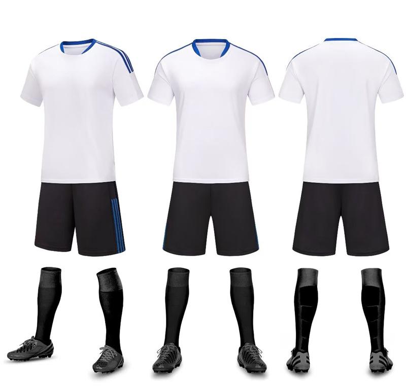 Kids Adult Soccer Uniform Sportssuit Men'S And Women'S Short Sleeve Jersey Soccer Training Team Uniform Summer