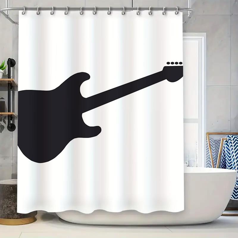 

City Lights Shower Curtain Modern Bath Decor For Home Decoration Waterproof Fabric With Hook Rings Various Sizes Available (Larg W60H190(CM)-1 Pcs