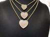 Stainless Name Pendant Steel Gold Plated Cartoon Classic Design Nugget Rollie Heart Diamond Heart Frame Necklace Jewelry
