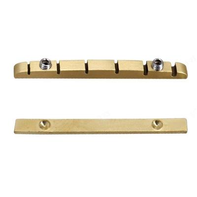 Electric Guitar Brass Nut Height Adjustable Design For Enhances Playability And Tonal Clear