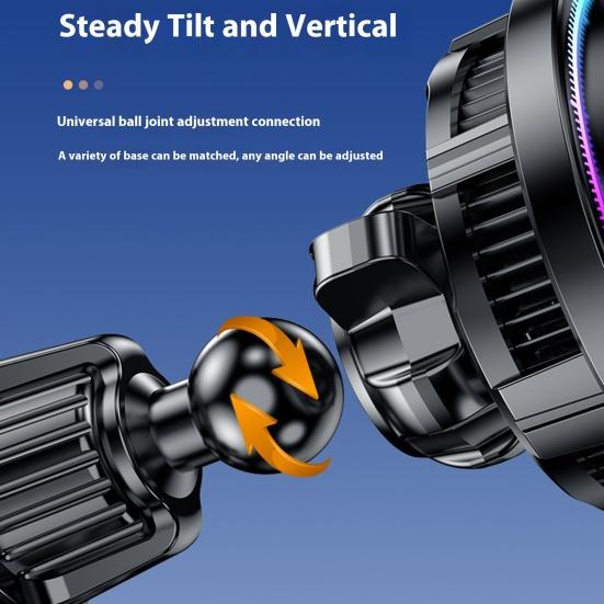 Magnetic Car Mount Charger 360-Degree Rotation Easy To Install Car Air Vent Wireless Charging Fast Charger Phone Holder