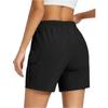 Women Casual Drawstring Waist Cargo Shorts with Zipper Pockets Relaxed Fit Lightweight Fabric for Daily Wear