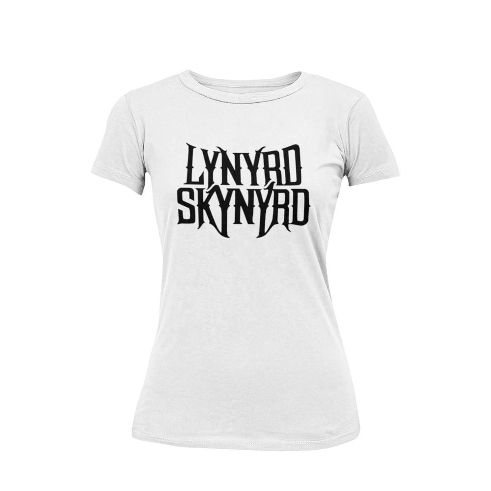 

Lynyrd Skynyrd Rock band Musik Konzert Fan Damen T-Shirt Tailliert Baumwolle L