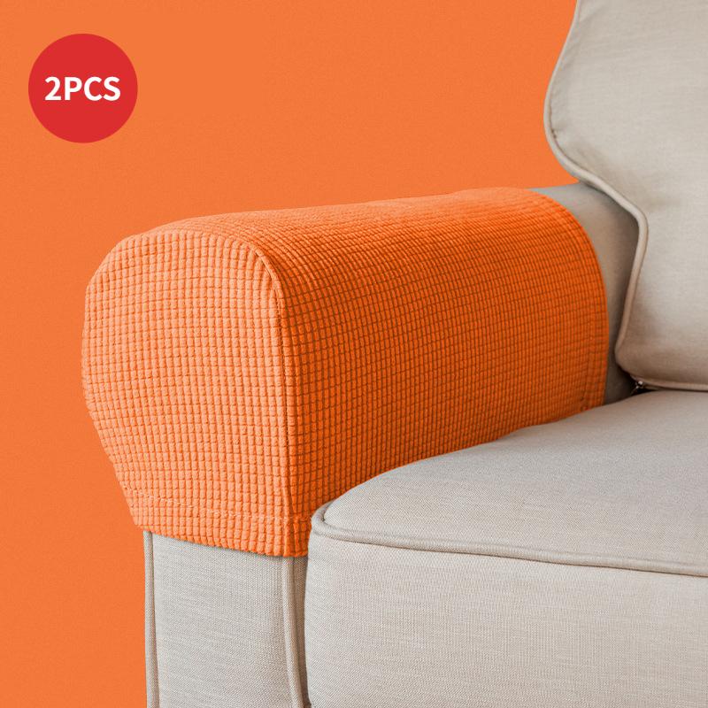New 2pc Sofa Armrest Cover For Living Room Elastic Jacquard Armchair Covers Couch Case Non Slip Sofa Slipcover Corner Case Decor