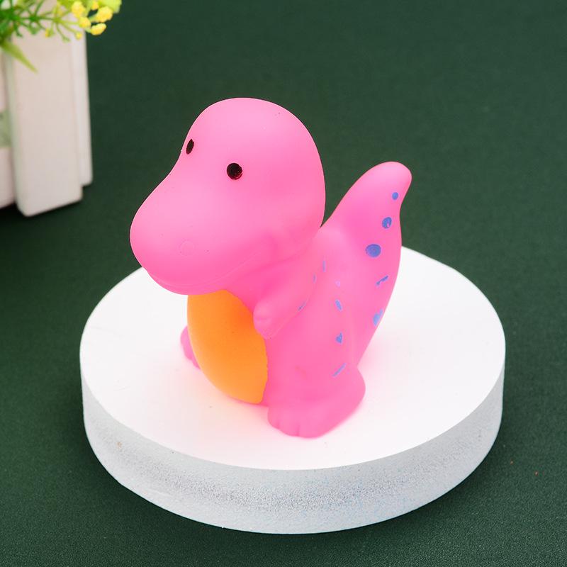 Infant Water Play Silicone Dinosaur Bath Toy Set