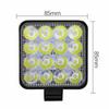 2Pcs Square 48W LED Work Light 12V 24V Off Road Flood Spot Lamp For Car Truck SUV