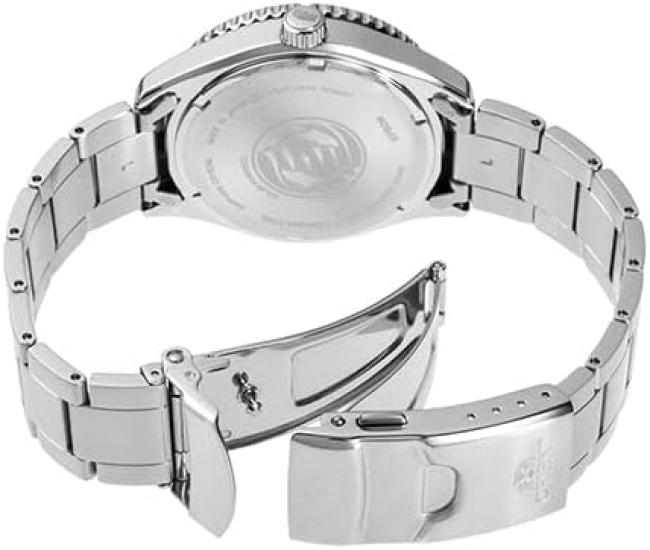 ORIENT Mako 40 RN-WJ0003S Solar-Powered Quartz Watch Ivory Dial Sapphire Crystal
