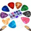 30Pcs Boxed 0.46mm Guitar Picks, Random Cartoon Pattern ABS SLL Picks, for Guitar, Ukulele, Bass, ZSY