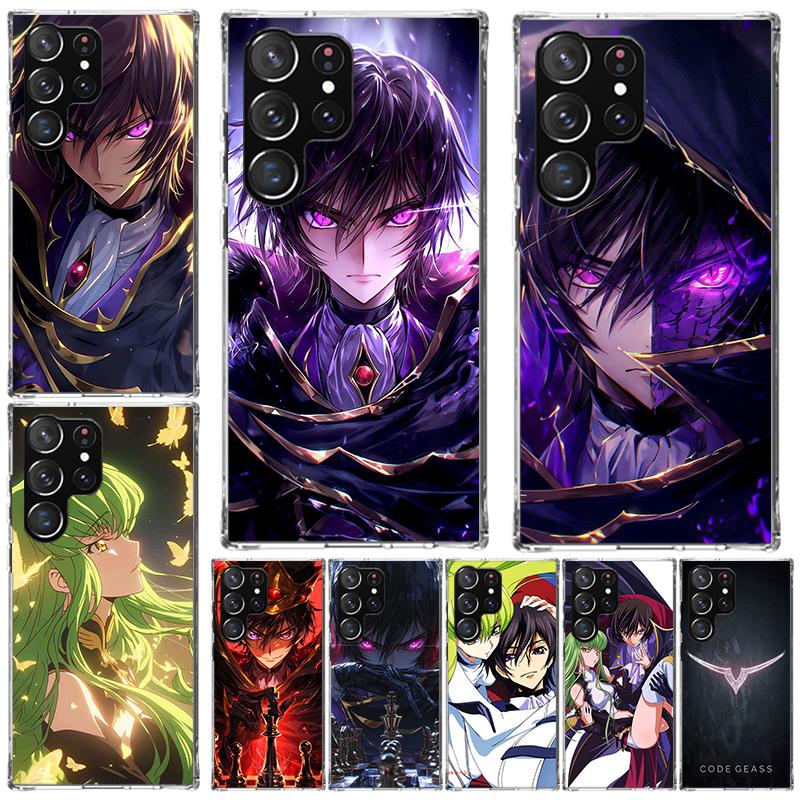 Code Geass Anime Soft Phone Case For Samsung Galaxy S22 S23 S24 S25 Edge S26 Ultra S20 FE S21 Plus + Fundas Coque Galaxy S20 S21