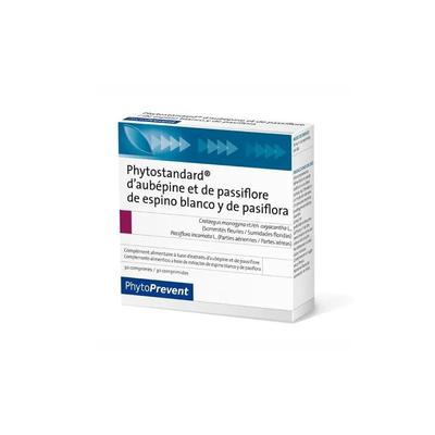Pileje Phytostandard Meidoorn en Passiebloem 30 Tabletten