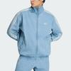 adidas Originals Firebird Sports Stripe Zip Long Sleeve Denim Jacket Men Jackets KX1196