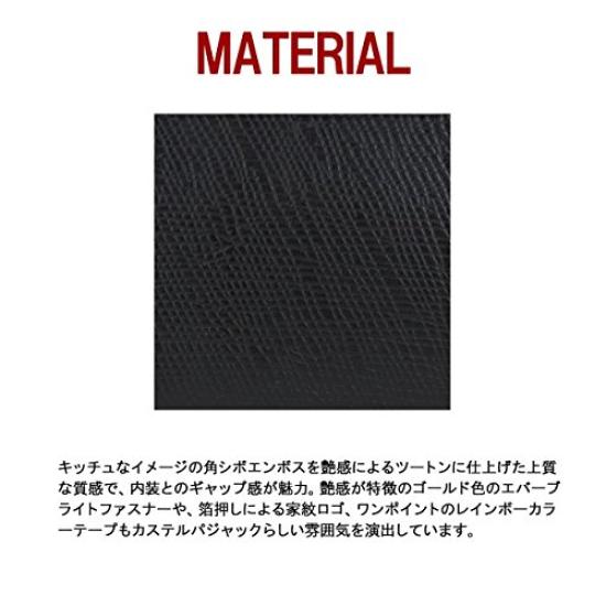 CASTELBAJAC RAINBOW Long Wallet 079614 Black