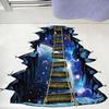 Sticker Galaxy Star Drawbridge Removable Decal Living Room Floor Decor
