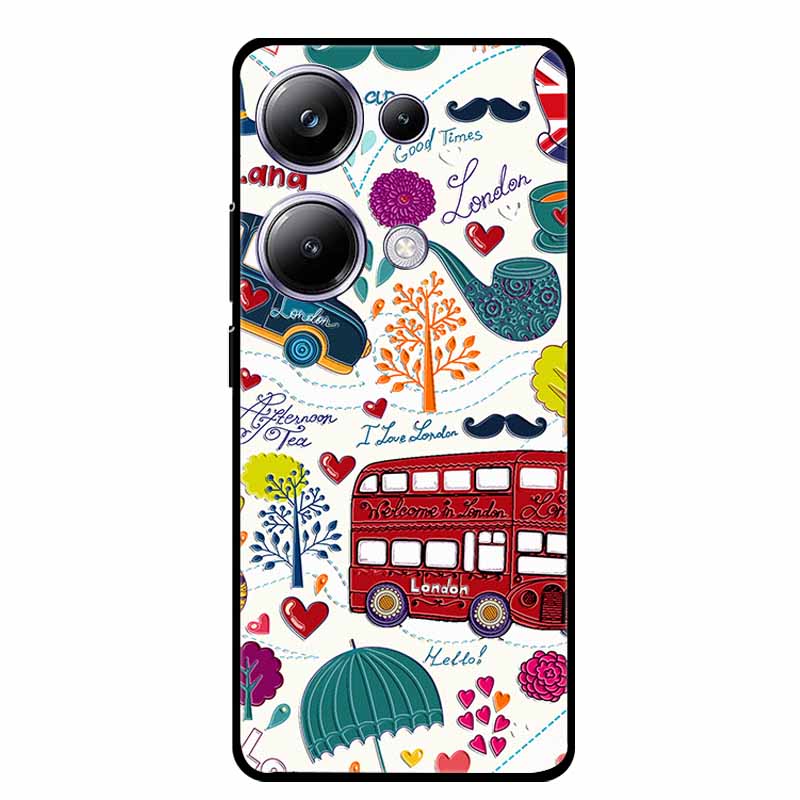 3D Emboss Case For Xiaomi Poco M6 Pro Phone Case Flower Silicone Soft Back Cover For Xiaomi Poco M6 Pro Case PocoM6 M 6 Pro Capa