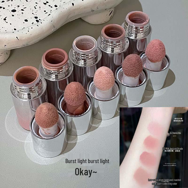 HERORANGE Korean Style Liquid Blush: Youthful, Low-Saturation, Matte, Multi-Use, Natural Color Enhancer