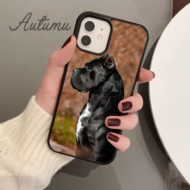 

Чехол для телефона с собакой кане-корсо для iPhone 11, 12, 13, 14 Pro Max mini X XR XS SE 2020 5 6S 7 8 Plus Samsung Galaxy S21 S22, чехол iPhone 6plus