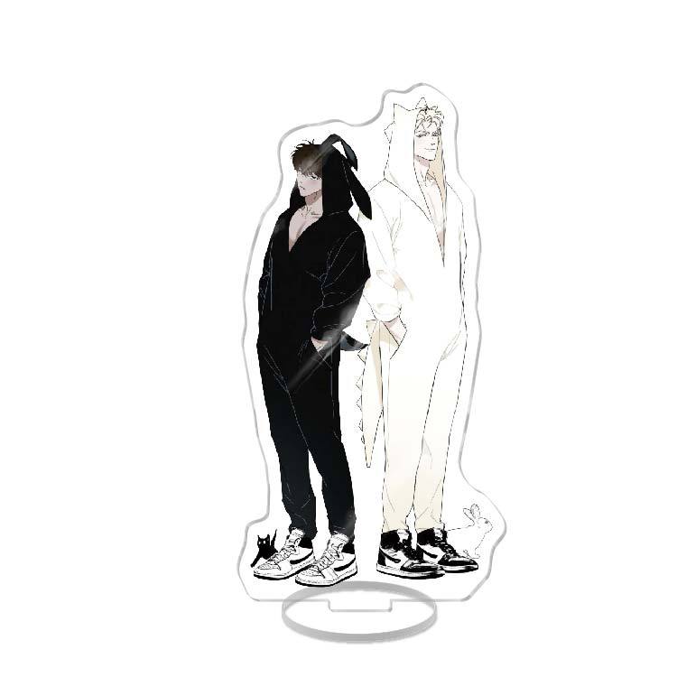 

Anastasia Manwha Hot Korean Cartoon BL Acrylic Stand Model Plate Decoration Originality Desk Figure Display Boys Gifts Cartoon 15 cm