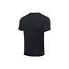 Li Ning Badminton Collection T Shirts Unisex Black Crew Neck Moderate Straight Fit AHST347-1