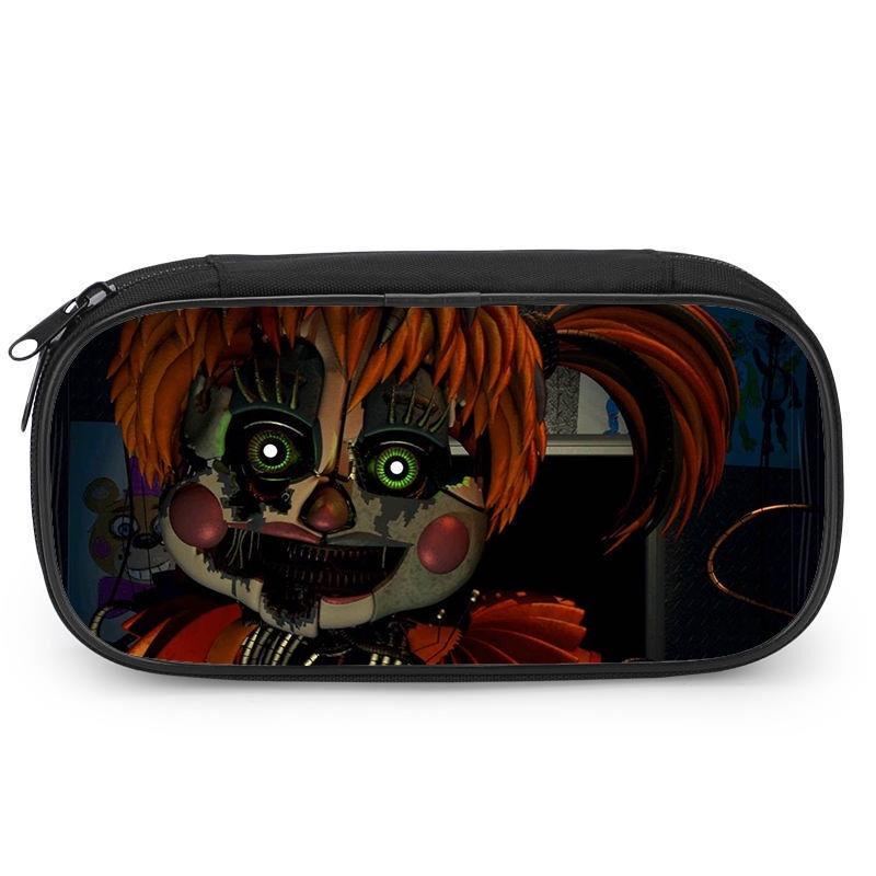 Five Nights At Freddys Pencil Case Kids Stationery Box Pen Storage Bag Boy Gift
