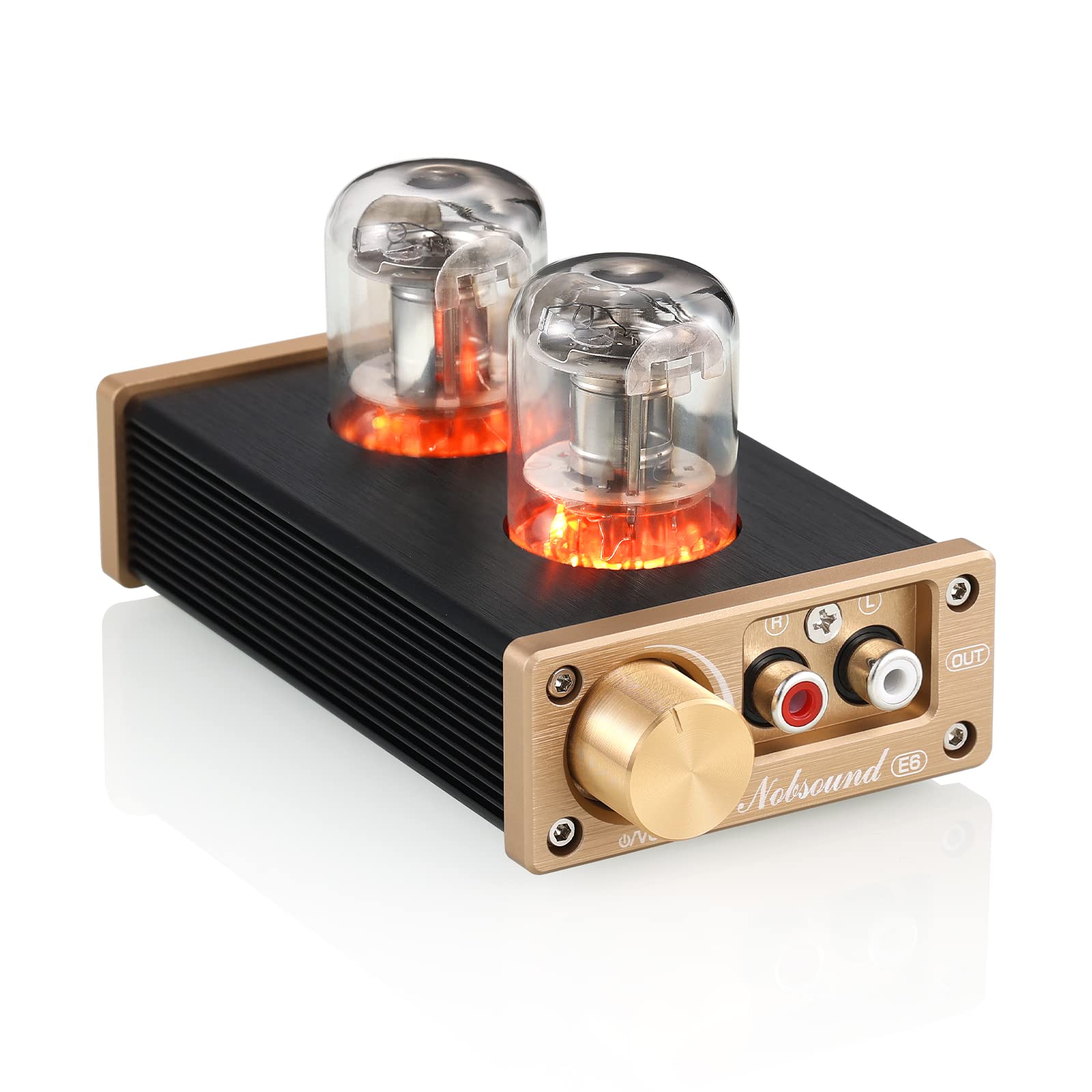 

Nobsound E6 Ламповый предусилитель класса А с прямым нагревом катода, стерео предусилитель аудио,