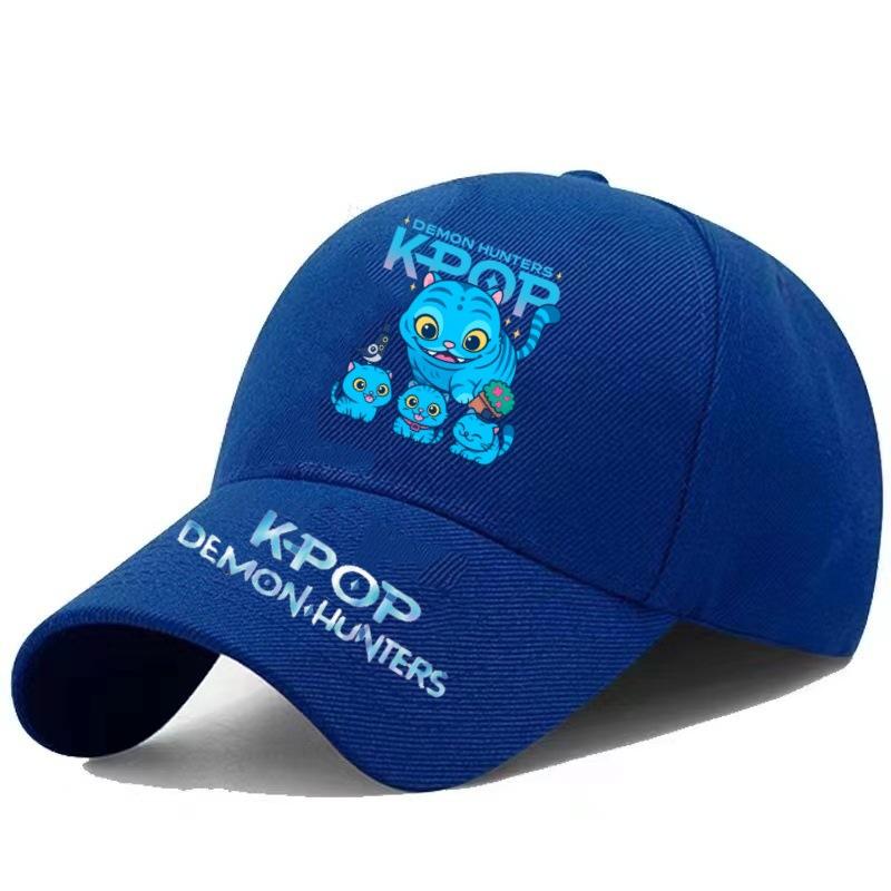 Kpop Hexe Jagd Mädchen Baseballkappe Student Frühling und Sommer Farbe Herren und Damen Baseballkappe Outdoor Western Stil All-Match Original Hut