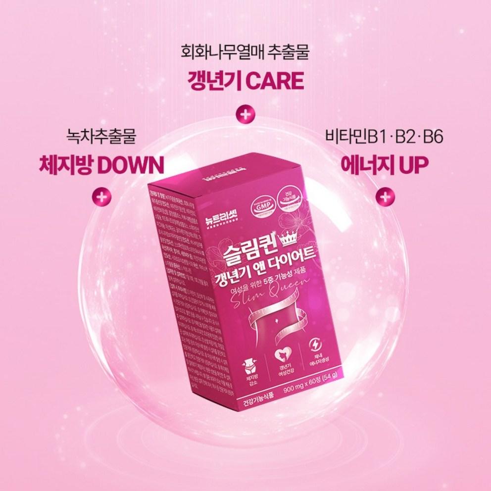 Nutriset Women's Menopause Diet Supplement - Catechin for Fat Reduction, Abdominal Fat (1Unit-60Tablets)