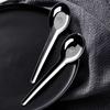 Household Long-handled Non-magnetic Flat-bottomed Stainless Steel Spoon, School Chinese Wang Stainless Steel Spoon