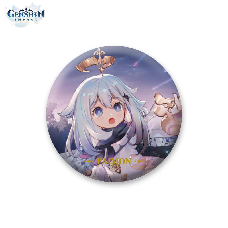 Authorized By MiHoYo 58mm Genshin Impact Theme Serie Character Badges
