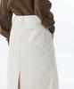 MUSINSA STANDARD WOMAN Women'S Denim Knee-Length Skirt [Cream]