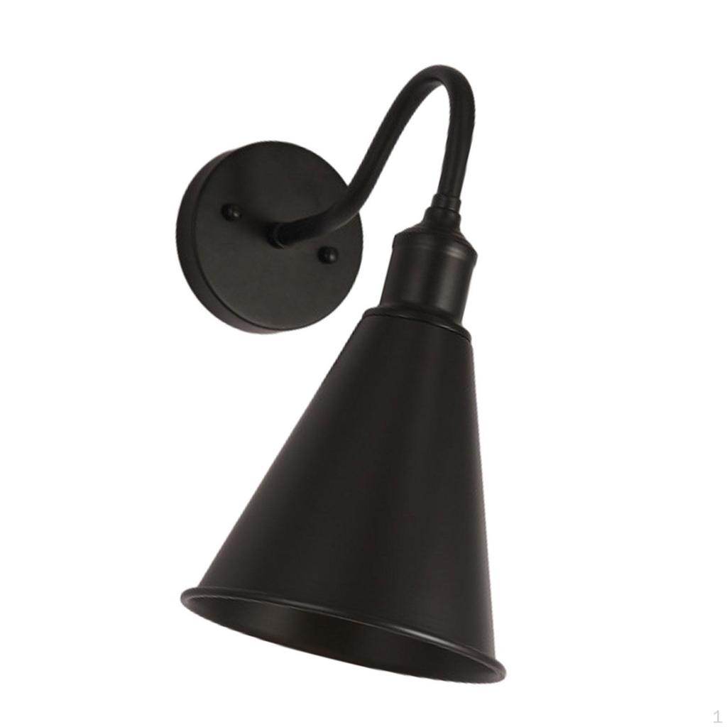 Elegant Iron Wall Sconce Light Fixture for Bedroom Decor