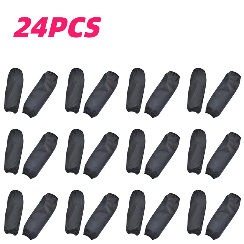 

24pcs PVC Arm Sleeves for Kitchen Cleaning and Art Fields Stain Protection Arm Covers for Chefs Cleaners and Artists Arm Guards