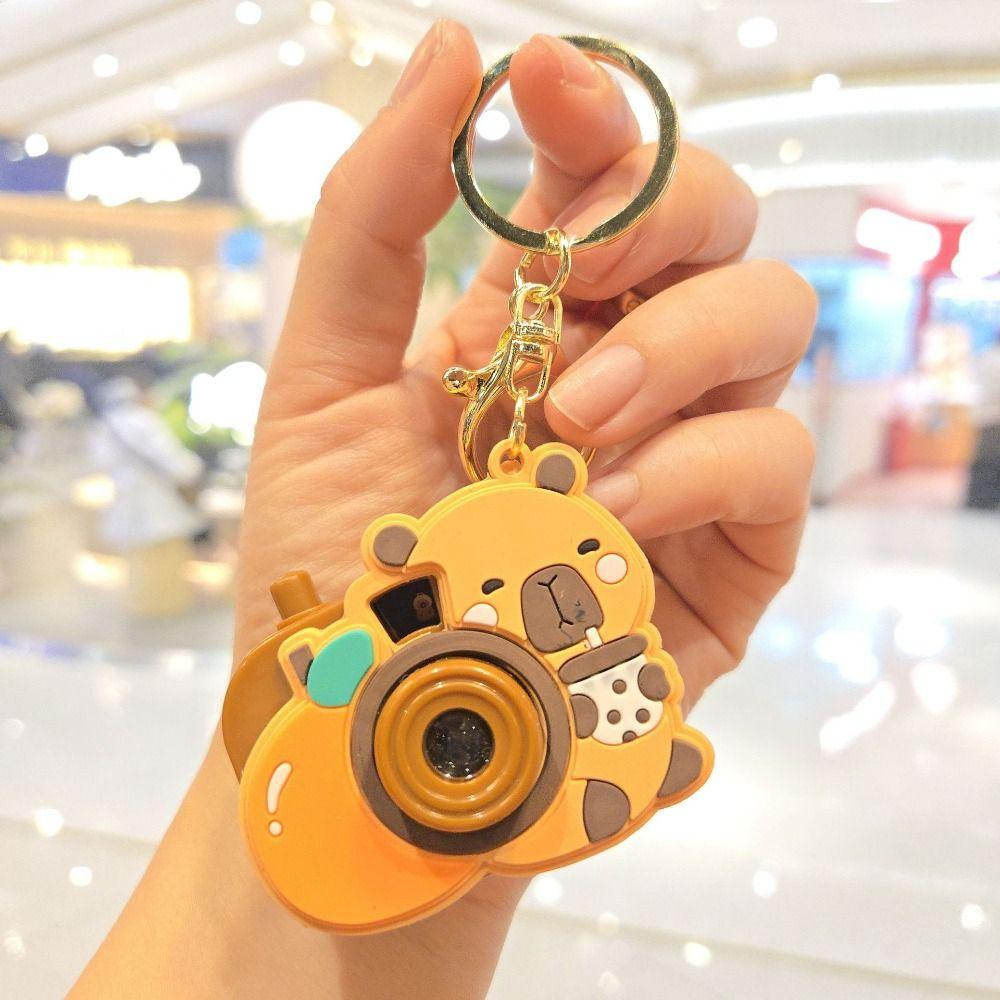 Car Keyring Kapybara Pendant Kawaii Car Keyring Creative Capybara Keychain  Couple