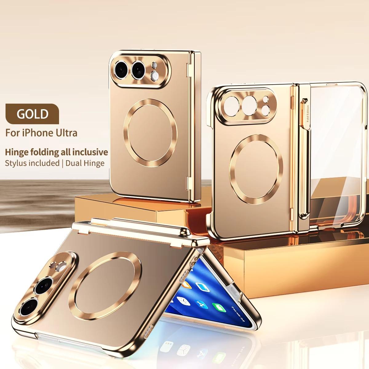 Luxury Electplating Magnetic Phone Case For