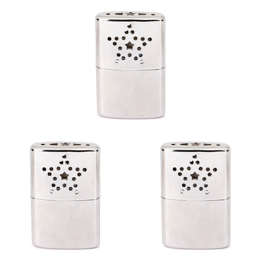 Fuel Hand Warmers Heater Gifts for Women Men Alloy Portable Fuel Heater Reusable Pocket Warmer for Outdoor Sports Camping Hiking